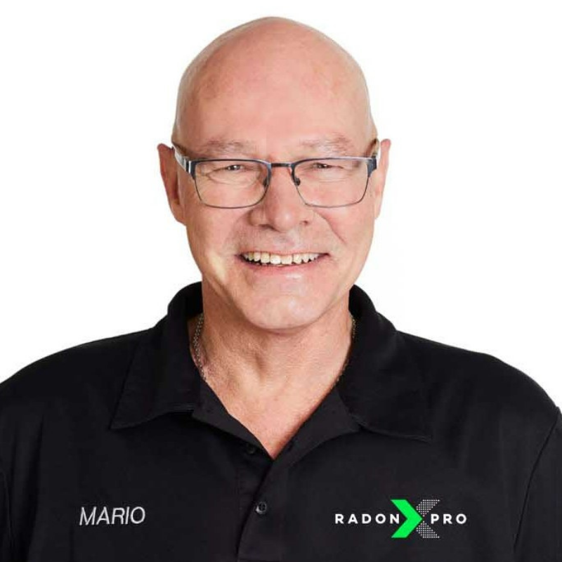 Mario Benoit Jr, contremaître et installateur de systèmes d'atténuation du radon